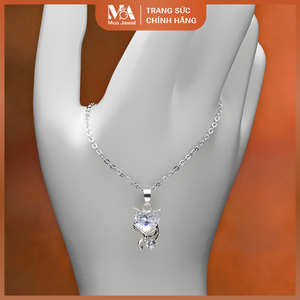 Mặt Dây Chuyền Hồ Ly Hợp Mệnh Bạc 925 Không Gỉ - Moa Jewel MM0002 - Ảnh 3