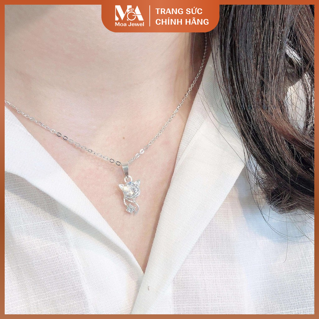 Mặt Dây Chuyền Hồ Ly Hợp Mệnh Bạc 925 Không Gỉ - Moa Jewel MM0002 - Ảnh 4