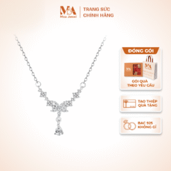 Dây chuyền Bạc Thanh Thoát Nhẹ Nhàng Bạc Không Gỉ - Moa Jewel MD0003